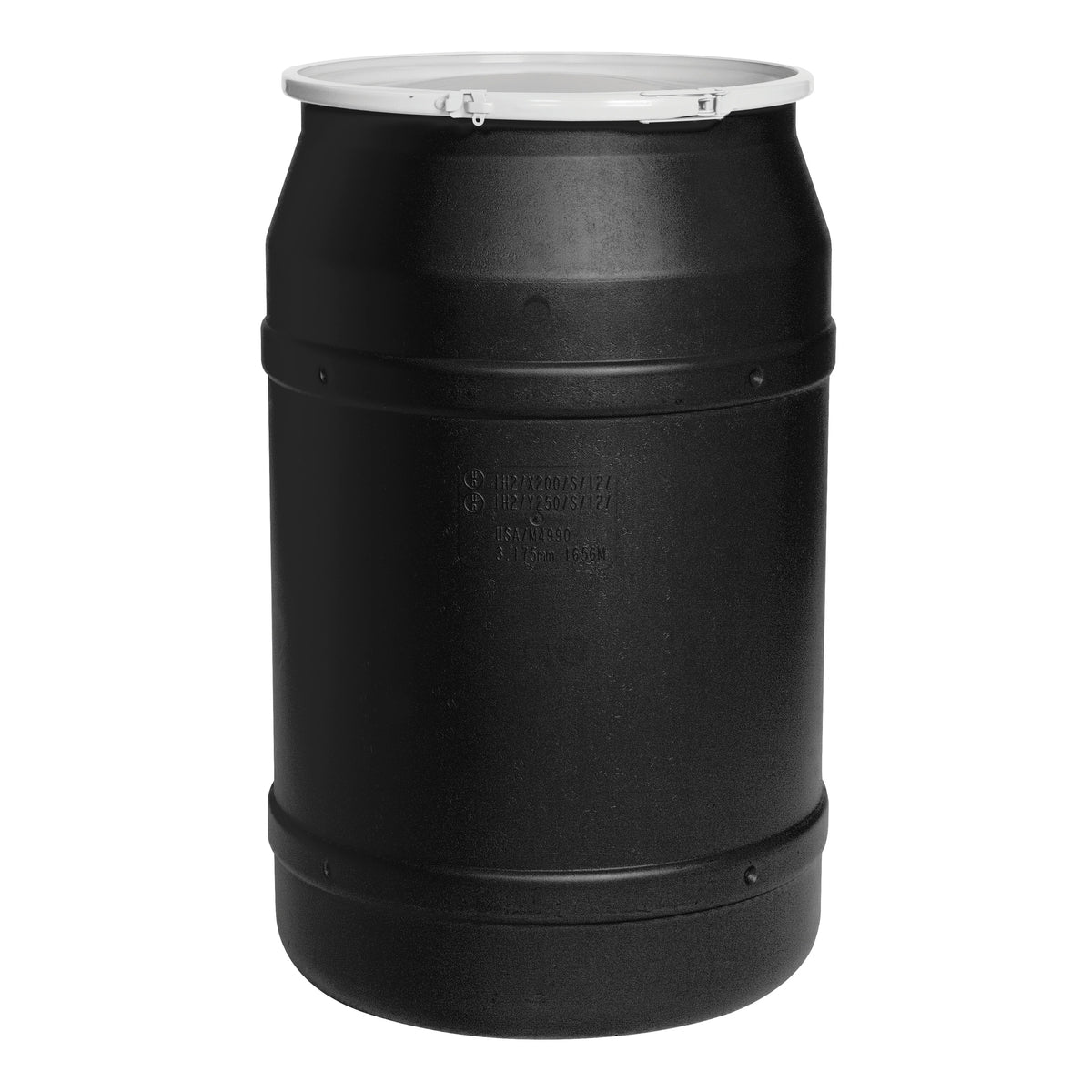 Eagle Manufacturing 1656BLKBG HDPE Plastic Drum, 55 gal., Black - Default Title