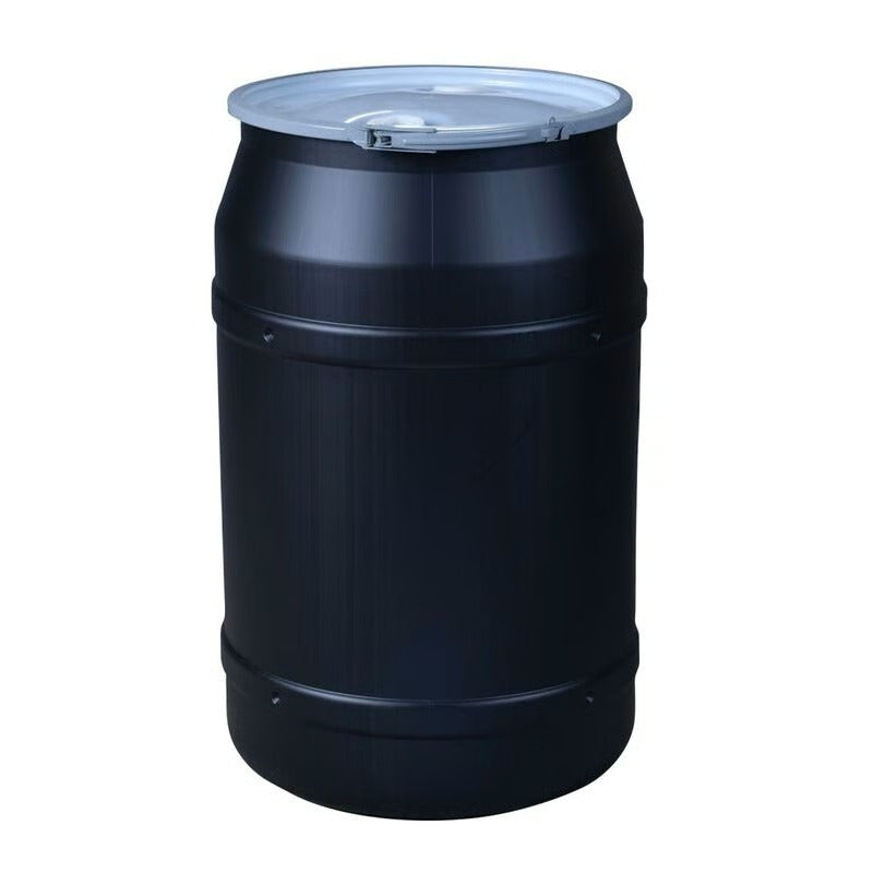 Eagle Manufacturing 1656MBLKBG HDPE Plastic Drum, 55 gal., Black - Default Title