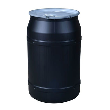 Eagle Manufacturing 1656MBLKBG HDPE Plastic Drum, 55 gal., Black - Default Title