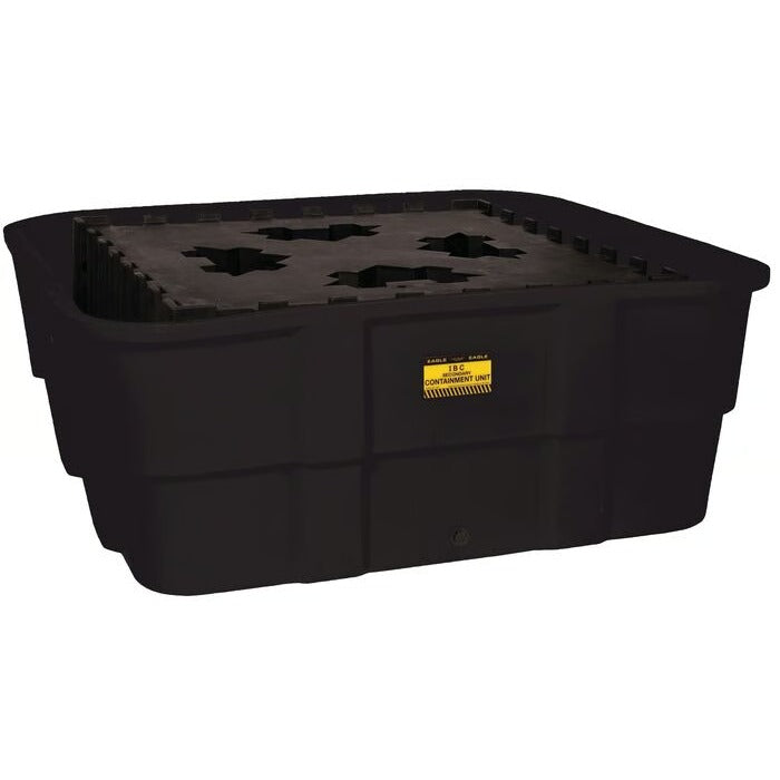 Eagle Manufacturing 1683BD HDPE Plastic IBC Containment Unit, 10,000 lb. 400 gal., Black - Default Title
