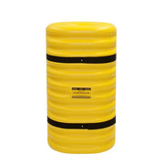 Eagle Manufacturing Polyethylene Column Protector, 24" Wide, Yellow - 10"