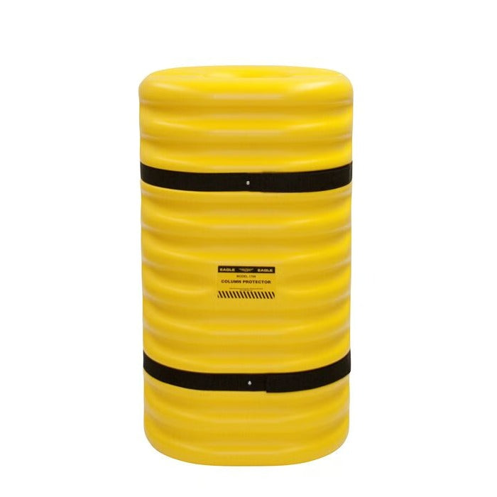 Eagle Manufacturing Polyethylene Column Protector, 24" Wide, Yellow - 12"
