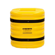 Eagle Manufacturing Polyethylene Column Protector, 24" Wide, Yellow - 10"