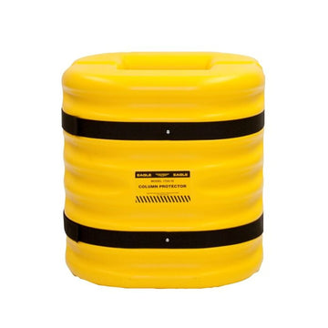 Eagle Manufacturing Polyethylene Column Protector, 24" Wide, Yellow - 6"