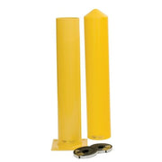 Eagle Manufacturing Steel Bollard Post, Yellow - 4" 36"