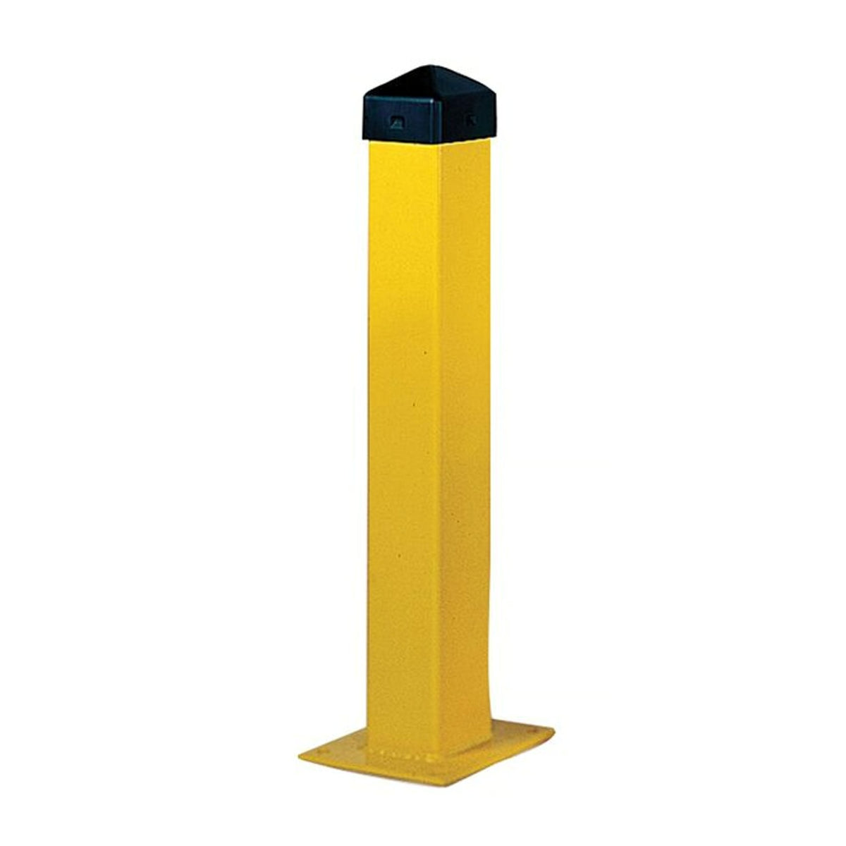 Eagle Manufacturing Steel Bollard Post, 5" Diameter, Yellow - 36"