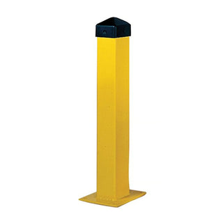 Eagle Manufacturing Steel Bollard Post, 5" Diameter, Yellow - 36"