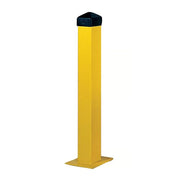 Eagle Manufacturing Steel Bollard Post, 5" Diameter, Yellow - 42"