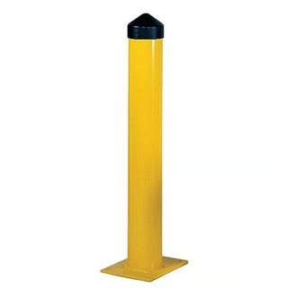 Eagle Manufacturing Steel Bollard Post, Yellow - 24" / 5 9/16"