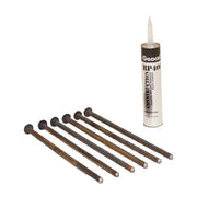 Eagle Manufacturing Spike Kit, 4" x 14", Silver - 6'