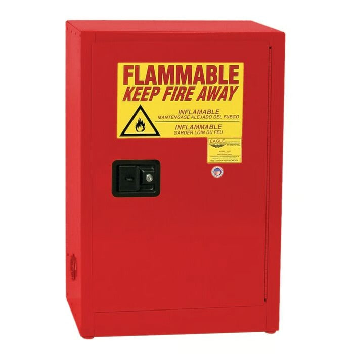 Eagle Manufacturing Steel Flammable Cabinet, 12 gal. - Red