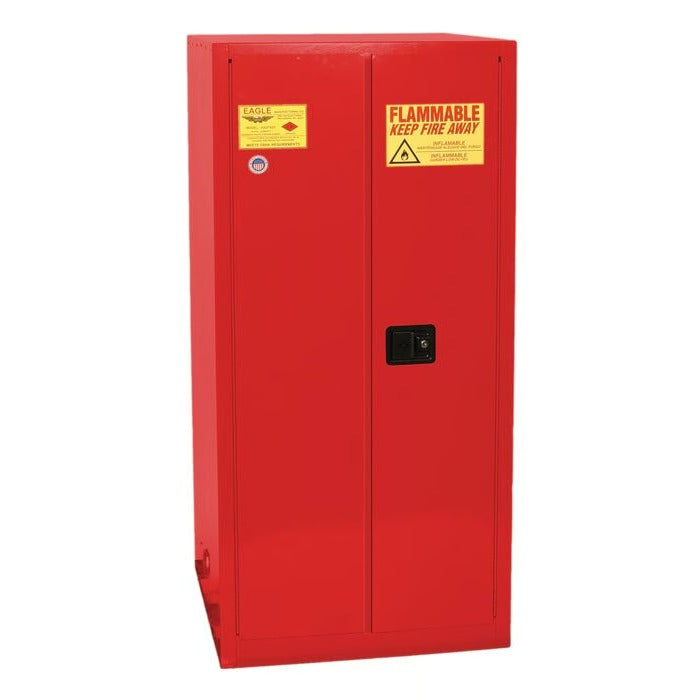 Eagle Manufacturing Steel Drum Cabinet, 55 gal. - Red