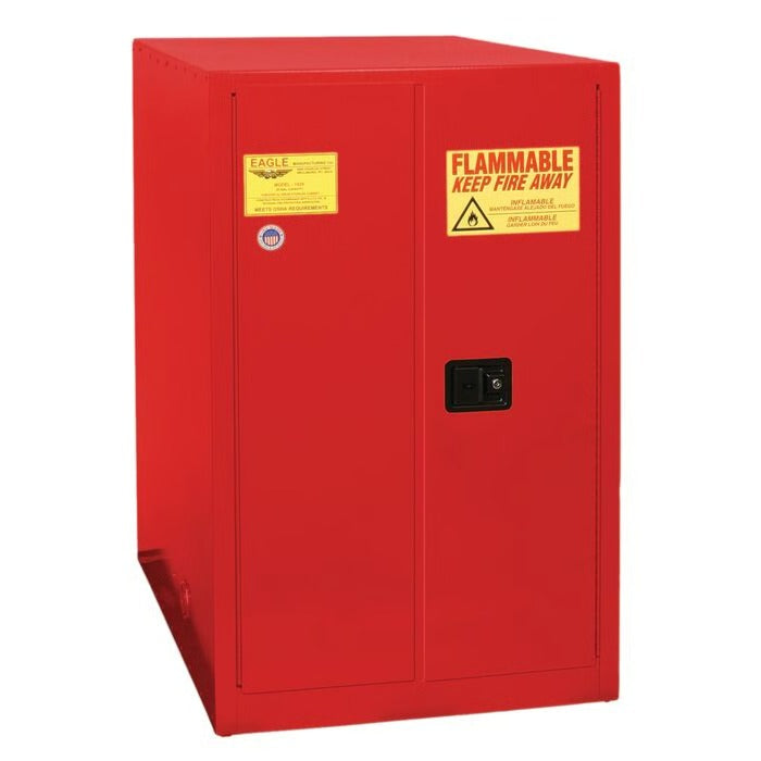 Eagle Manufacturing Steel Drum Cabinet, 55 gal. - Red