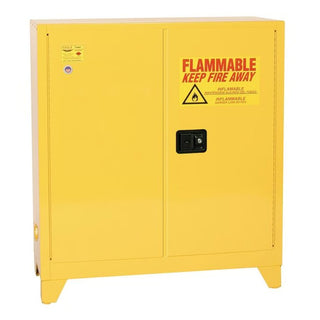 Eagle Manufacturing 1932XLEGS Steel Flammable Cabinet, 30 gal., Yellow - Default Title