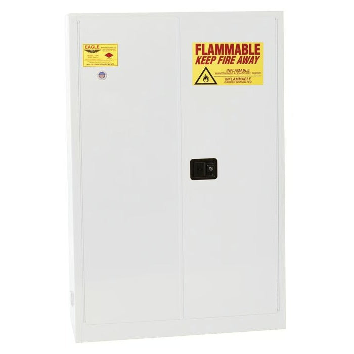 Eagle Manufacturing Steel Flammable Cabinet, 45 gal. - Yellow