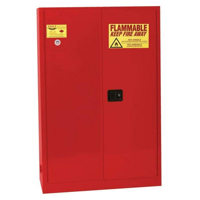 Eagle Manufacturing Steel Flammable Cabinet, 45 gal. - Red
