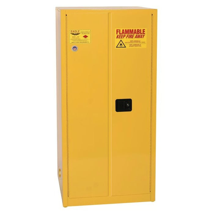 Eagle Manufacturing Steel Flammable Cabinet, 60 gal. - Yellow