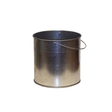 Justrite 26803 Galvanized Steel Pail, 1 gal., Silver - Default Title