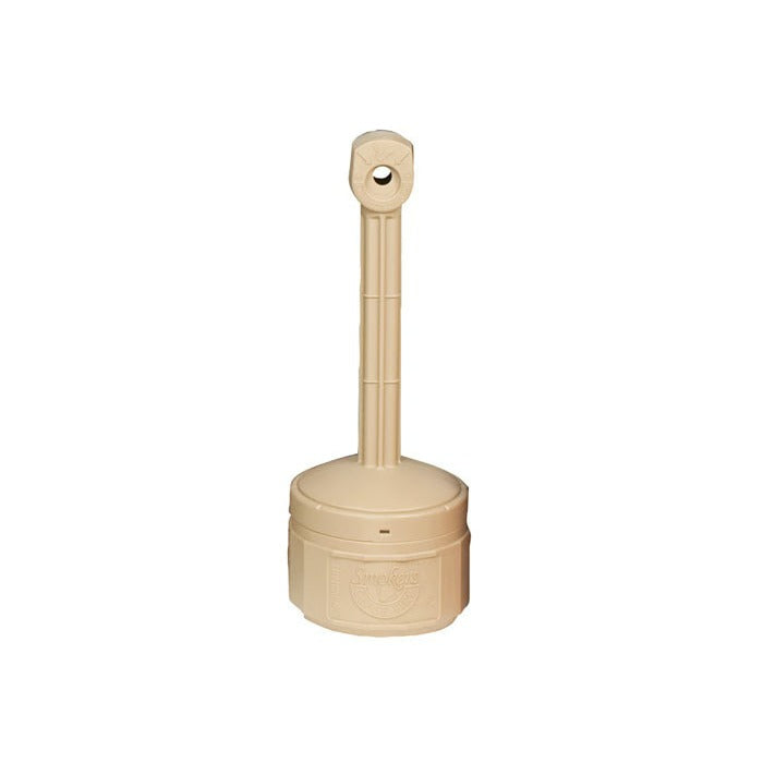 Justrite Outdoor Ashtray, 1 gal. - Beige