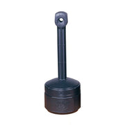 Justrite Outdoor Ashtray, 1 gal. - Black
