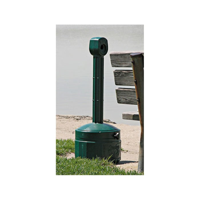 Justrite Outdoor Ashtray, 1 gal. - Green