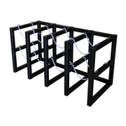 Justrite Rack, 58" Wide, Black - photo 2