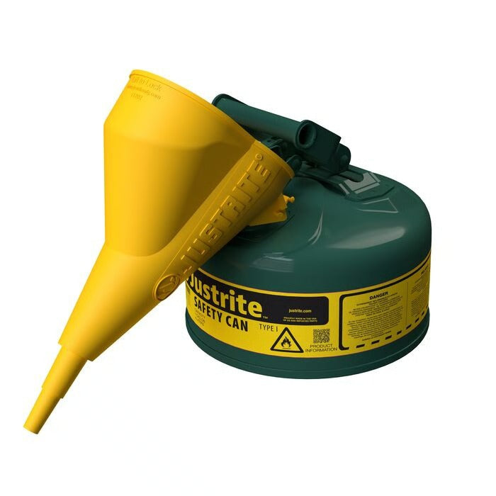 Justrite Steel Safety Can, 1 gal., Green - photo 3