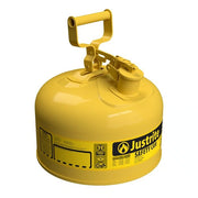 Justrite Steel Safety Can, 2.5 gal., Yellow - photo 2