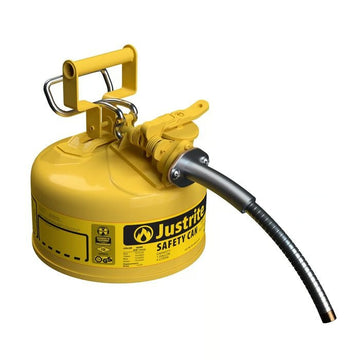Justrite 7210220 Steel Safety Can, 1 gal., Yellow - Default Title