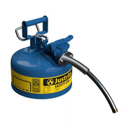 Justrite 7210320 Steel Safety Can, 1 gal., Blue - Default Title