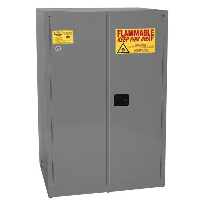 Eagle Manufacturing 9010X Steel Flammable Cabinet, 90 gal., Yellow - photo 3
