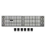 Structural Plastics Corporation Polyethylene Add-On Unit, 1 1/3' Wide, Black - 5 1/2'