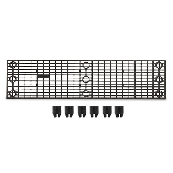 Structural Plastics Corporation Polyethylene Add-On Unit, 1 1/3' Wide, Black - 5 1/2'