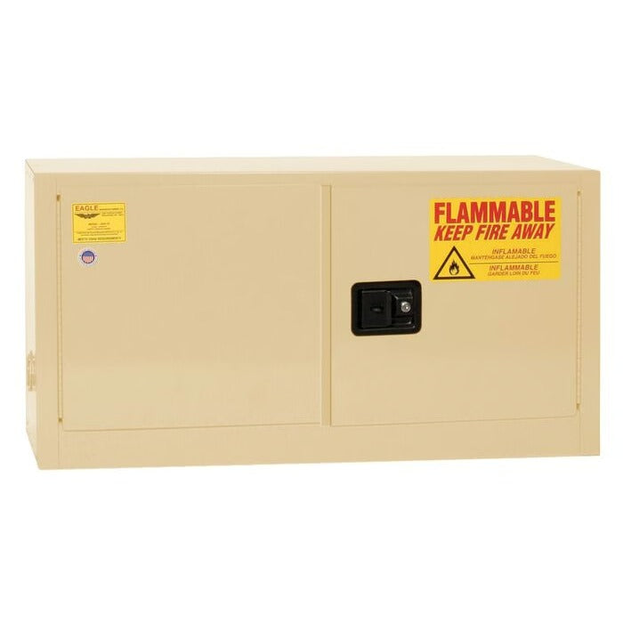 Eagle Manufacturing ADD15XBEI Steel Flammable Cabinet, 15 gal., Beige - Default Title