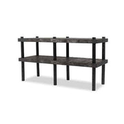 Structural Plastics Corporation Industrial Workbench, 24" Wide, Black - 925 lb.