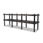 Structural Plastics Corporation Industrial Workbench, 24" Wide, Black - 1,350 lb.