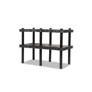 Structural Plastics Corporation Industrial Workbench, 24" Wide, Black - 880 lb.