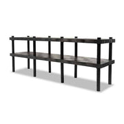 Structural Plastics Corporation Industrial Workbench, 24" Wide, Black - 1,760 lb.