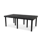 SPC Retail SPC-Retail Benchmaster Plastic Platform Display, Black - 36" x 66" x 24"