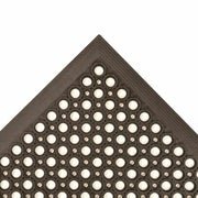 NoTrax Rubber Floor Mat, 3' x 5' - Black