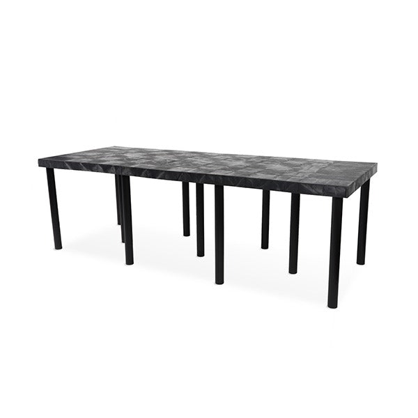 SPC Retail SPC-Retail Benchmaster Plastic Platform Display, Black - 36" x 96" x 30"