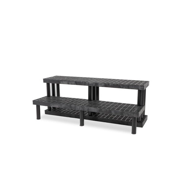 SPC Retail SPC-Retail Benchmaster Plastic Display, 28" Wide, Black - 513 lb.
