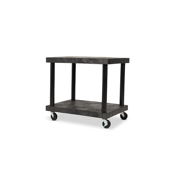 Structural Plastics Corporation Industrial Cart, 24" Wide, Black - 36" x 24"