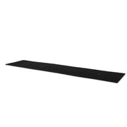 Structural Plastics Corporation Rubber Work Platform Matting, Black - 2' x 8'