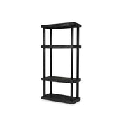 Structural Plastics Corporation Top System, 75" High, Black - 36" x 16"