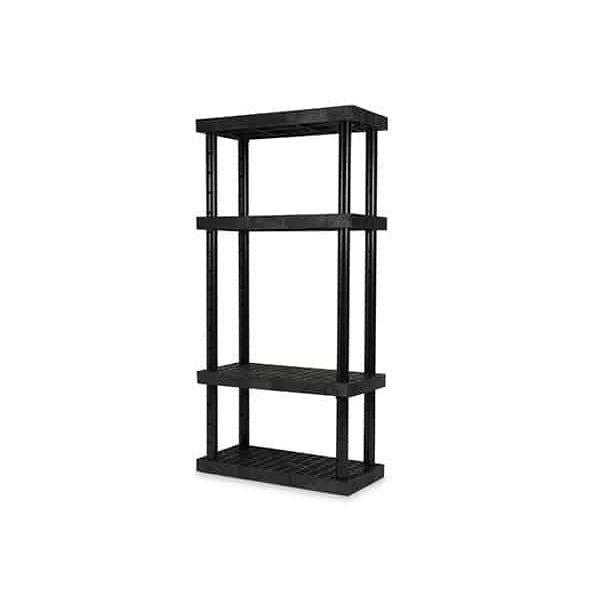 Structural Plastics Corporation Top System, 75" High, Black - 36" x 16"