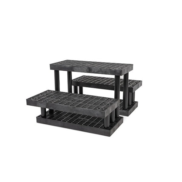 SPC Retail SPC-Retail Benchmaster Plastic Display, 51" Wide, Black - 420 lb.