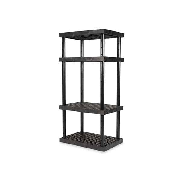 Structural Plastics Corporation Top System, 75" High, Black - 36" x 24"