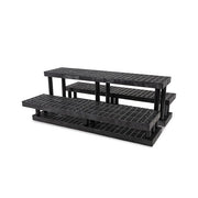 SPC Retail SPC-Retail Benchmaster Plastic Display, 51" Wide, Black - 770 lb.