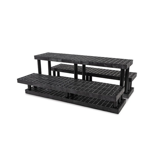 SPC Retail SPC-Retail Benchmaster Plastic Display, 51" Wide, Black - 770 lb.